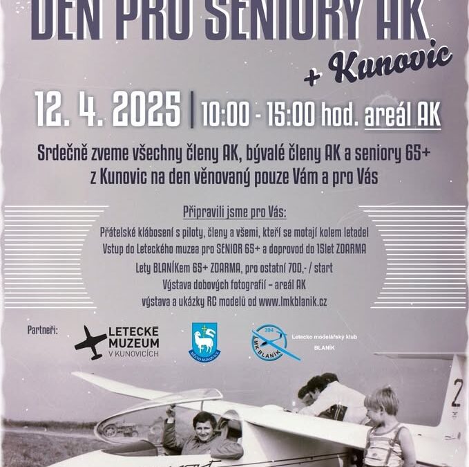 Den pro seniory – sobota 12.4. 2025