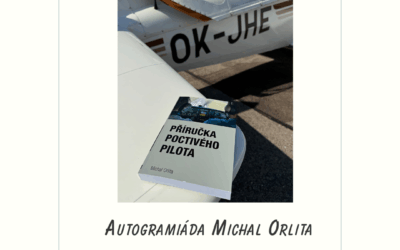 Autogramiáda Michala Orlity  – autora Příručky poctivého pilota
